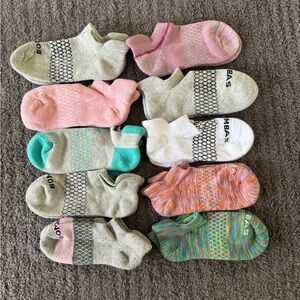 BOMBAS ANKLE WOMEN SOCKS 10 PAIRS MULTICOLOR SMALL/MEDIUM